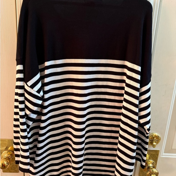 NWT Philosophy Heart Intarsia Stripe Sweater - Picture 5 of 8